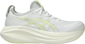 yz AVbNX Y Xj[J[ V[Y ASICS Men's GEL-NIMBUS 27 Running Shoes White/Yellow