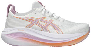 AVbNX fB[X V[Y Xj[J[ ASICS Women's GEL-NIMBUS 27 Running Shoes White/Light Purple zCg