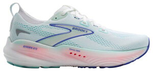 �u���b�N�X ���f�B�[�X �V���[�Y �X�j�[�J�[ Brooks Women's Glycerin GTS 22 Running Shoes White/Brown/Blue �z���C�g