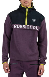 ���V�j���[�� �����Y �A�E�^�[ �p�[�J�[�E�X�E�F�b�g �t���[�X Rossignol Men's Alltrack Fleece Top Mulberry