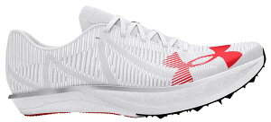 �A���_�[�A�[�}�[ �����Y �V���[�Y �X�j�[�J�[ �_�E�� Under Armour Shakedown Elite 3 Long Distance Track and Field Shoes White/Red �z���C�g
