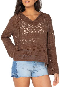 yz LV[ fB[X p[J[EXEFbg AE^[ Roxy Women's Hippie Love Solid Poncho TIRAMISU SOL