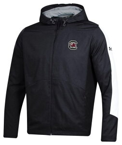A_[A[}[ Y AE^[ WPbgEu] Under Armour Men'south Carolina Gamecocks Black Legacy Full-Zip Jacket ubN