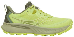 yz TbJj[ fB[X Xj[J[ V[Y Saucony Women's Peregrine 15 Trail Running Shoes Yellow/Green