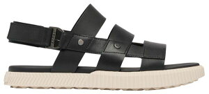 �\���� ���f�B�[�X �V���[�Y �X�j�[�J�[ �T���_�� Sorel Women's Out 'N About Ave Slingback Flat Sandal Black/Black �u���b�N
