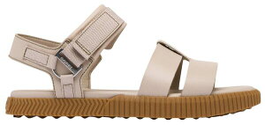�\���� ���f�B�[�X �V���[�Y �X�j�[�J�[ �T���_�� �A���N�� Sorel Women's Out 'N About Ave Ankle Strap Flat Sandal Crushed Clay/Gum