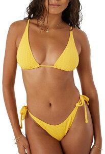 yz LV[ fB[X gbv̂  Roxy Women's Haliewa Built Up Triangle Bikini Top Golden Rod