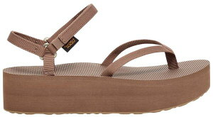 �e�o ���f�B�[�X �V���[�Y �T���_�� Teva Women's Flatform Universal Slim Sandals CARIBOU