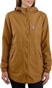 �J�[�n�[�g ���f�B�[�X �A�E�^�[ �W���P�b�g�E�u���]�� �R�[�g Carhartt Women's Rain Defender Hooded Lightweight Coat Carhartt Brown �u���E��