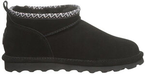�x�A�p�E ���f�B�[�X �V���[�Y �u�[�c�E���C���u�[�c BEARPAWomen'super Shorty Deco Boots Black �u���b�N