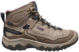 yz L[ fB[X u[cECu[c V[Y KEEN Women's Targhee IV Mid Waterproof Hiking Boots Brindle/Nostalgia Rose
