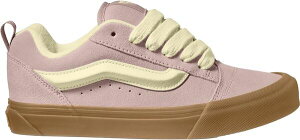 �o���Y �����Y �V���[�Y �X�j�[�J�[ Vans Knu Skool Shoes Cream/Pink �N���[��