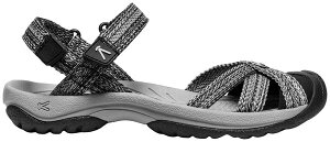 yz L[ fB[X Xj[J[ V[Y Keen Women's Bali Strap Sandal Alloy/Black