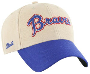 yz tH[eB[Zu Y Xq ANZT[ '47 Adult Atlanta Braves White Fieldstone MVP Adjustable Hat