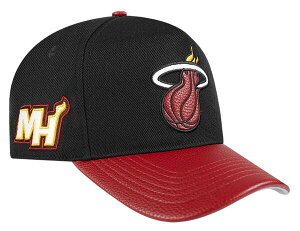 �v���X�^���_�[�h ���f�B�[�X �A�N�Z�T���[ �X�q Pro Standard Adult Miami Heat Black Pebble Pinch Snapback Adjustable Hat �u���b�N