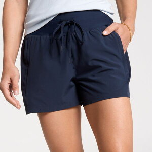 �L�����[ ���f�B�[�X �{�g���X �n�[�t�p���c�E�V���[�c �V���[�g�p���c CALIA Women's TrueLight Seamed Mid Rise Shorts Darker Ardosia Slate �X���[�g