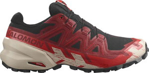 �T������ �����Y �V���[�Y �X�j�[�J�[ Salomon Men'speedcross 6 GTX Trail Running Shoes Black/Red �u���b�N