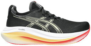 yz AVbNX Y Xj[J[ V[Y ASICS Men's GEL-NIMBUS 27 Running Shoes Black/Khaki