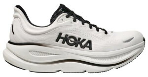 �z�J�I�l�I�l �����Y �V���[�Y �X�j�[�J�[ HOKA Men's Bondi 9 Running Shoes White/Black �z���C�g