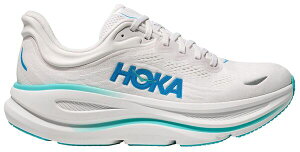 �z�J�I�l�I�l �����Y �V���[�Y �X�j�[�J�[ HOKA Men's Bondi 9 Running Shoes White/Blue �z���C�g