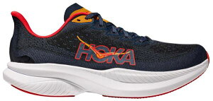 �z�J�I�l�I�l �����Y �V���[�Y �X�j�[�J�[ HOKA Men's Mach 6 Running Shoes Varsity Navy �l�C�r�[