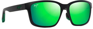 yz }ECW fB[X TOXEACEFA ANZT[ Maui Jim Lehiwa Asian Fit Polarized Sunglasses Black