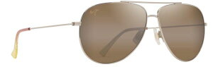 yz }ECW Y TOXEACEFA ANZT[ Maui Jim Hau'oli XL Polarized Sunglasses Multi/Gold
