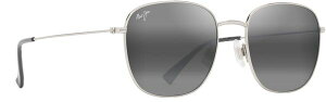 yz }ECW Y TOXEACEFA ANZT[ Maui Jim 'Olali Asian Fit Sunglasses Silver