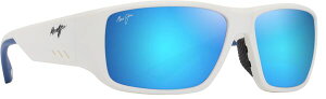 yz }ECW Y TOXEACEFA ANZT[ Maui Jim Keha Asian Fit Polarized Sunglasses White