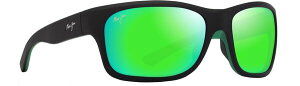 yz }ECW Y TOXEACEFA ANZT[ Maui Jim 'ano Nui Polarized Sunglasses Black/Green
