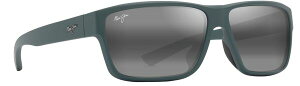 yz }ECW Y TOXEACEFA ANZT[ Maui Jim Uila Asian Fit Polarized Sunglasses Green