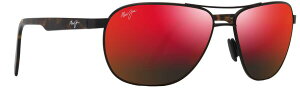 yz }ECW Y TOXEACEFA ANZT[ Maui Jim Castles Polarized Sunglasses Red/Brown