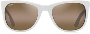 yz }ECW Y TOXEACEFA ANZT[ Maui Jim Kikonia XL Polarized Sunglasses White