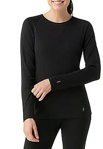 �X�}�[�g�E�[�� ���f�B�[�X �g�b�v�X �V���c SmartWool Merino 150 Base Layer Long Sleeve Shirt Black �u���b�N