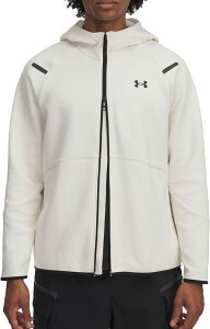 A_[A[}[ Y AE^[ p[J[EXEFbg t[X Under Armour Men's Unstoppable Fleece Full-Zip Hoodie Stone/Black ubN