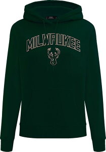 �v���X�^���_�[�h ���f�B�[�X �A�E�^�[ �p�[�J�[�E�X�E�F�b�g �t���[�X Pro Standard Women's Milwaukee Bucks Green Fleece Pullover Hoodie �O���[��
