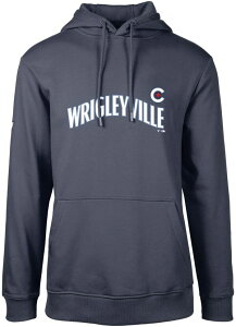 ���x���E�F�A �����Y �A�E�^�[ �p�[�J�[�E�X�E�F�b�g Levelwear Men's Chicago Cubs 2023 City Connect Navy Podium Hoodie �l�C�r�[