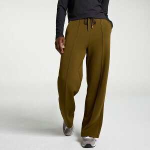 �L�����[ ���f�B�[�X �{�g���X �J�W���A���p���c ���C�h���b�O �X�L���[�o CALIA Women'soft Scuba Wide Leg Pant Darkhaki Olive �I���[�u
