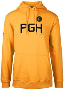 ���x���E�F�A �����Y �A�E�^�[ �p�[�J�[�E�X�E�F�b�g Levelwear Men's Pittsburgh Pirates 2024 City Connect Podium Core Hoodie