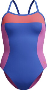 �X�s�[�h ���f�B�[�X ���� �㉺�Z�b�g Speedo Women's Propel Back One Piece Cobalt Pop �R�o���g