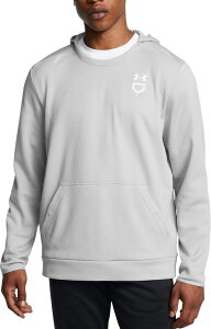 A_[A[}[ Y AE^[ p[J[EXEFbg Under Armour Men's Utility Baseball Hoodie Mod Gray Light Heather/Wt O[
