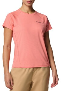 �R�����r�A ���f�B�[�X �g�b�v�X �V���c Columbia Women's Cirque River Pro Short Sleeve Crew Shirt Alpenglow
