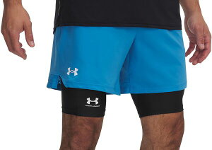 yz A_[A[}[ Y n[tpcEV[c {gX Under Armour Men's Vanish Woven 6" Shorts Ether Blue/White
