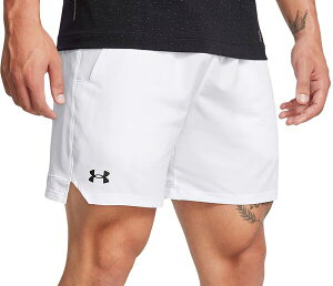 yz A_[A[}[ Y n[tpcEV[c {gX Under Armour Men's Vanish Woven 6" Shorts White/Black