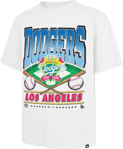 �t�H�[�e�B�[�Z�u�� ���f�B�[�X �g�b�v�X T�V���c '47 Adult Los Angeles Dodgers White Cooperstown Foundation T-Shirt �z���C�g