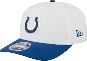 yz j[G Y Xq ANZT[ New Era Adult Indianapolis Colts Training Camp 2025 White 9Seventy Adjustable Hat
