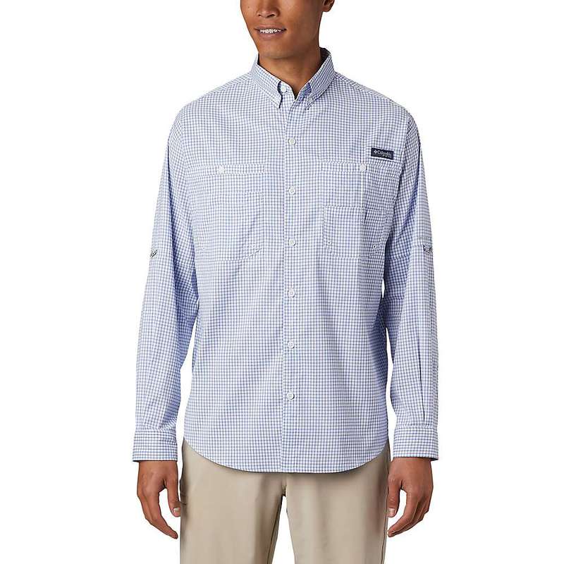 カジュアルシャツ 種類豊富な品揃え トップス シャツ メンズ コロンビア Columbia Gingham Blue Vivid Shirt Ls Tamiami Super Men S