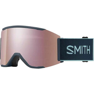 スミス メンズ サングラス・アイウェア アクセサリー Smith Squad Mag Snow Goggle French Navy Polar / Everyday Rose Gold Mirror