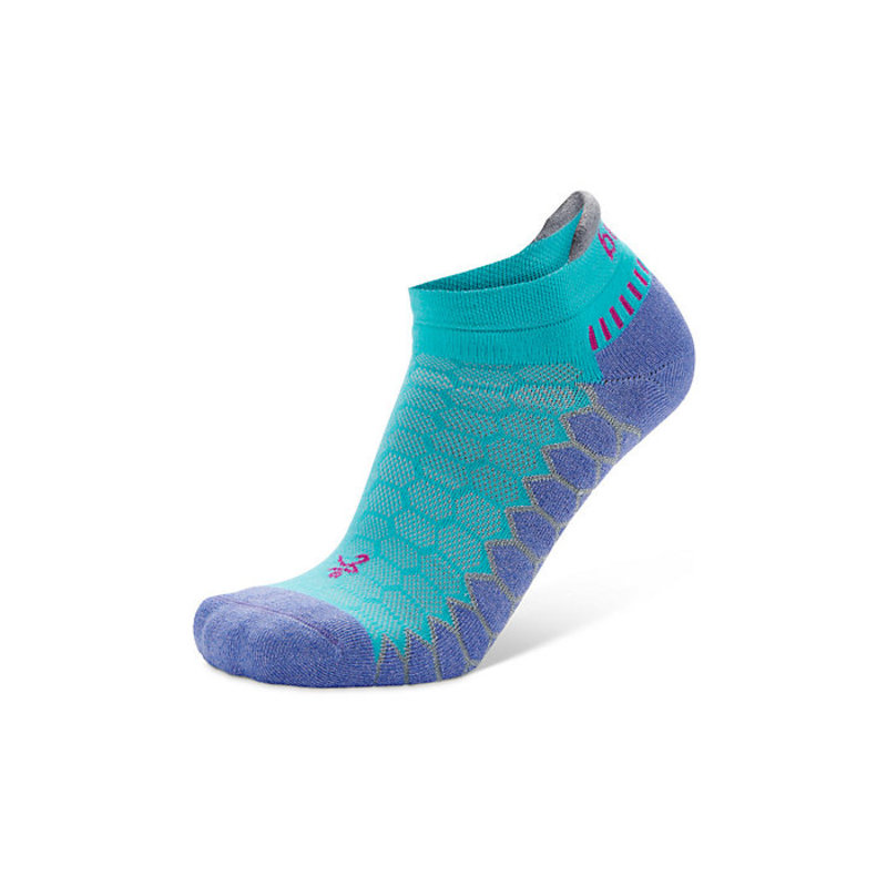 バレガ メンズ 靴下 アンダーウェア Balega Silver Sock Neon Aqua / Lavender