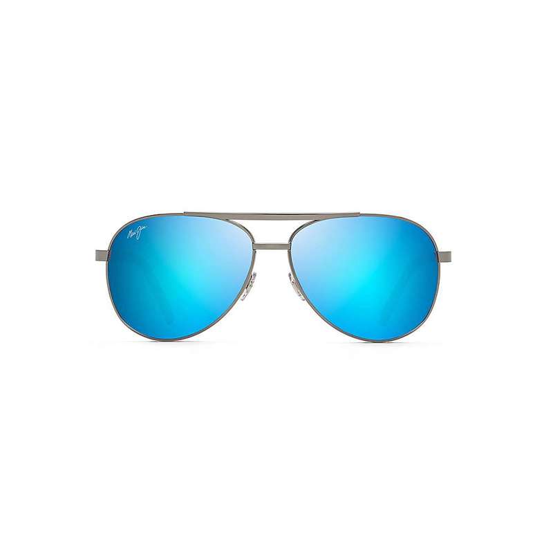 高価値セリー マウイジム メンズ サングラス アイウェア アクセサリー Maui Jim Seacliff Polarized Sunglasses  Gunmetal Blue Hawaii